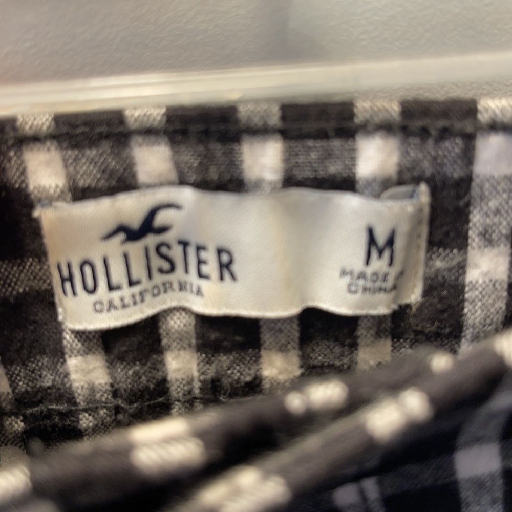 CHECKERED CROPPED BUSINESS CASUAL PANTS - Picture 2 of 4